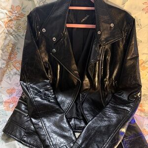 Collection B Black Textured Jacket